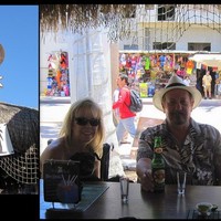 With my friends that live in Cabo