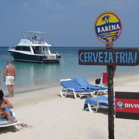 Roatan on the beach